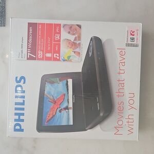 Philips Black Portable DVD Player with 7-Inch Screen
